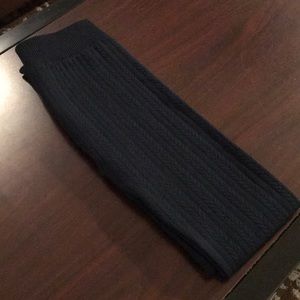 Navy Nautical Full Length Leggings Size S/M